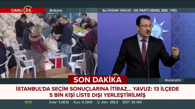 AK Parti Genel Başkan Yardımcısı Ali İhsan Yavuz konuşuyor