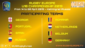 RUGBY EUROPE U18 CHAMPIONSHIP 2019 - KALININGRAD ARENA