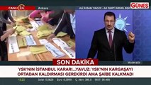 AK Parti Genel Başkan Yardımcısı Ali İhsan Yavuz: İstanbul'da seçim yenilenmeli