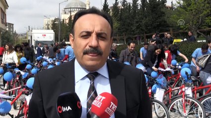 Otizme dikkati çekmek için pedal çevirdiler - KİLİS