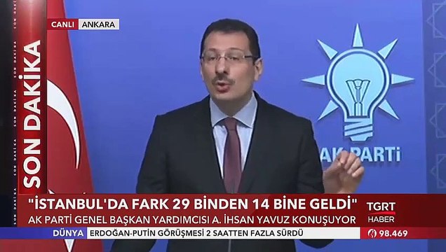 AK Parti Genel Başkan Yardımcısı Yavuz: İstanbul'da Seçimin Yenilenmesini İsteyeceğiz