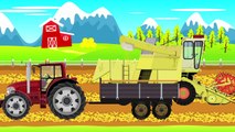 Réglage de Tracteurs et de moissonneuses-batteuses | travail de Terrain Agriculteur | Czerwony Traktorek - Praca na Farmie