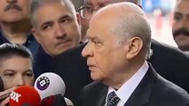 Bahçeli'den FOX tv muhabirine: Tilkilik yapıyorsunuz