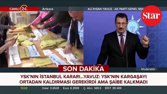 �İstanbul’da seçimin yenilenmesini isteyeceğiz�