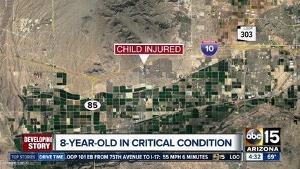 Child found unresponsive along I-10 in Buckeye
