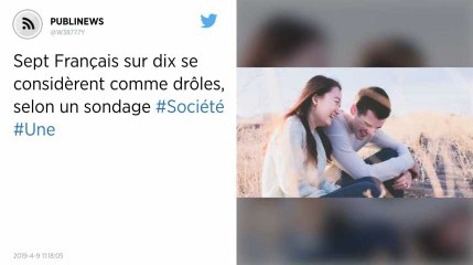 Sept Français sur dix se considèrent comme drôles, selon un sondage