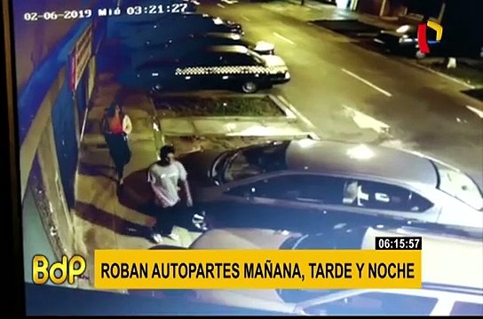Conoce en qué distritos y a qué horas se producen más robos de autopartes