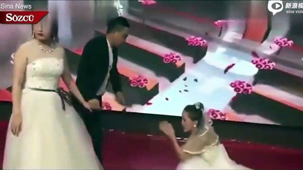 Sosyal medya bu düğünü konuşuyor... Eski sevgilisi gelinlikle düğünü bastı