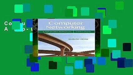 Computer Networking: A Top-Down Approach