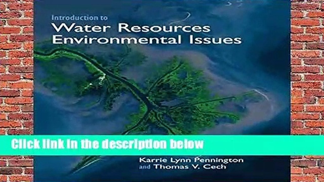 Introduction to Water Resources and Environmental Issues