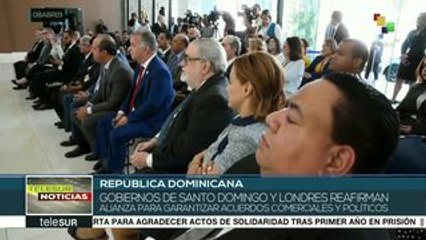 República Dominicana y Reino Unido reafirman alianza comercial