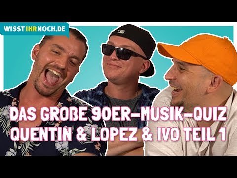 Er macht sie fertig! Das große 90er-Song-Quiz - Quentin, Lopez & Ivo Teil 1/4