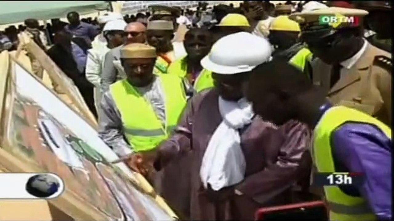 ORTM/Tombouctou - Pose de la première pierre de la gare routière de Tombouctou