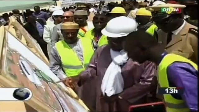ORTM/Tombouctou - Pose de la première pierre de la gare routière de Tombouctou
