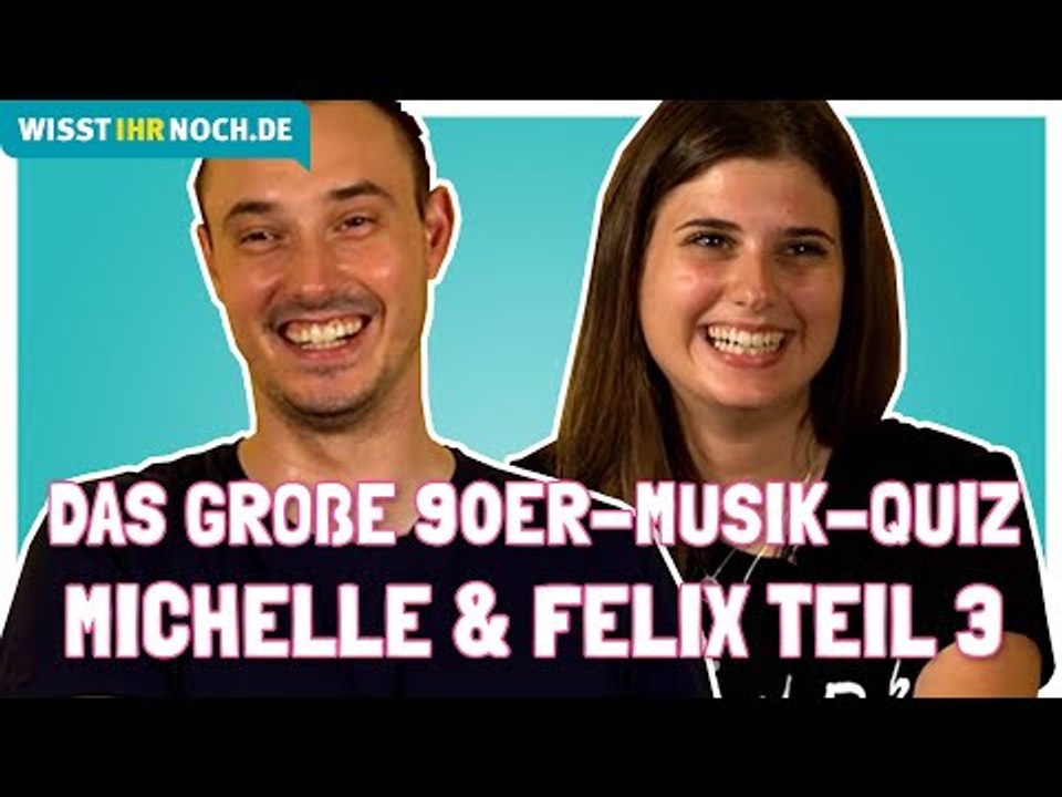 'Von wem ist der Song?' Das große 90er-Musik-Quiz - Michelle & Felix Teil 3/3