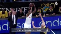 Trey Thompkins, mejor triplista de la ACB con un 54% de acierto