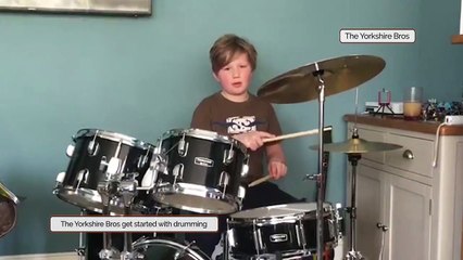 Drumming with the Yorkshire Bros!