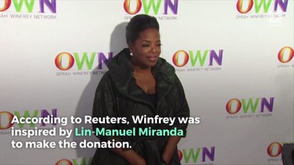 Oprah Winfrey Donates $2M to Puerto Rico Relief