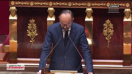 Édouard Philippe à l'Assemblée nationale - L'Info du Vrai du 09/04 - CANAL+