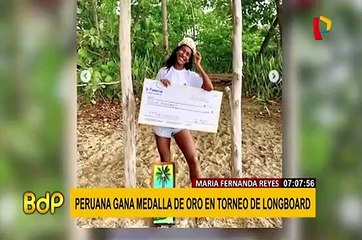María Fernanda Reyes: peruana se alzó con el primer lugar en torneo de longboard