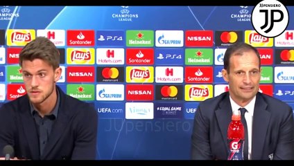 Conferenza stampa ALLEGRI RUGANI pre AJAX-JUVENTUS: "CRISTIANO RONALDO domani titolare, Douglas Costa sarà importante, su Chiellini..." | 09.04.2019