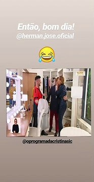 Herman José surpreende Cristina Ferreira