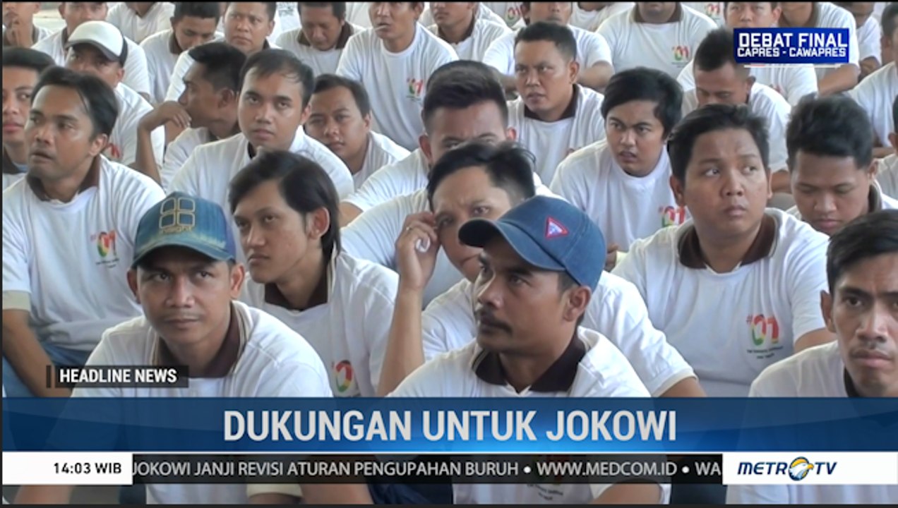 TKD Jokowi-Ma'ruf Mengajak Buruh Tidak Golput di Sidoarjo