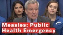 New York City Mayor de Blasio Declares Measles A Public Health Emergency