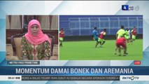 Jelang Derby Jatim, Khofifah Minta Bonek dan Aremania Menjaga Suasana Aman Dan Damai