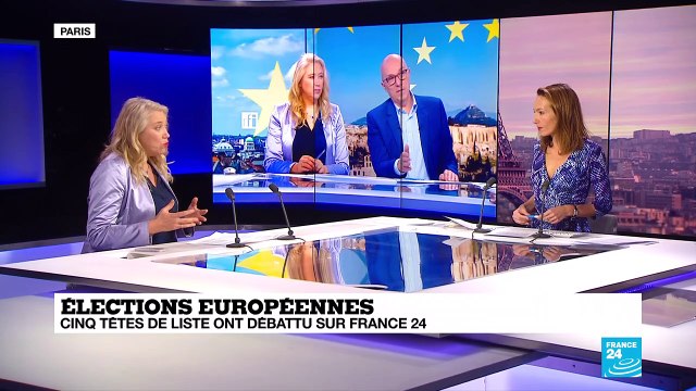 Débat France 24/RFI des têtes de listes aux européennes : les moments forts