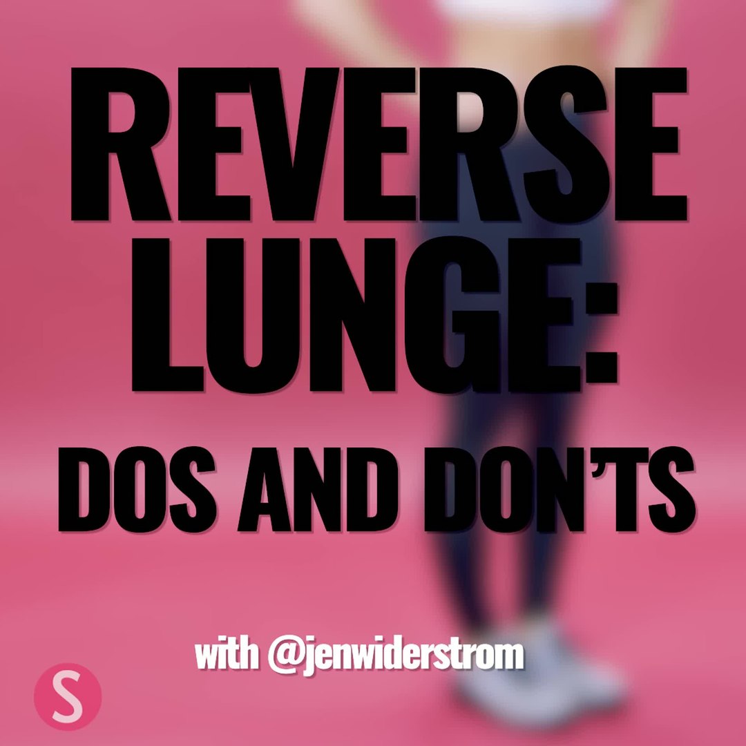 ⁣Reverse Lunge: Do's and Don'ts with Jen Widerstrom