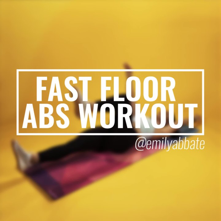 Fast Floor Abs Workout with Emily Abbate