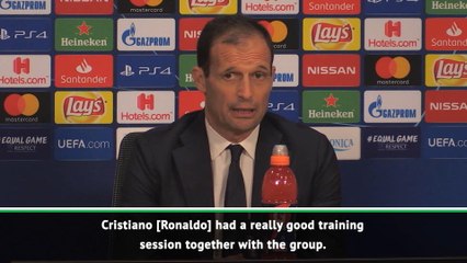 Ronaldo fit to play against Ajax - Allegri