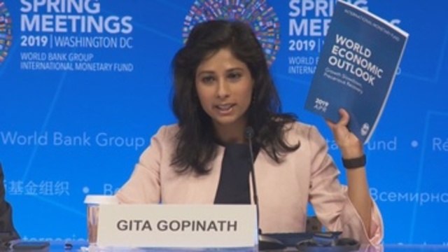 La economista jefe del FMI no prevé una recesión económica en el horizonte