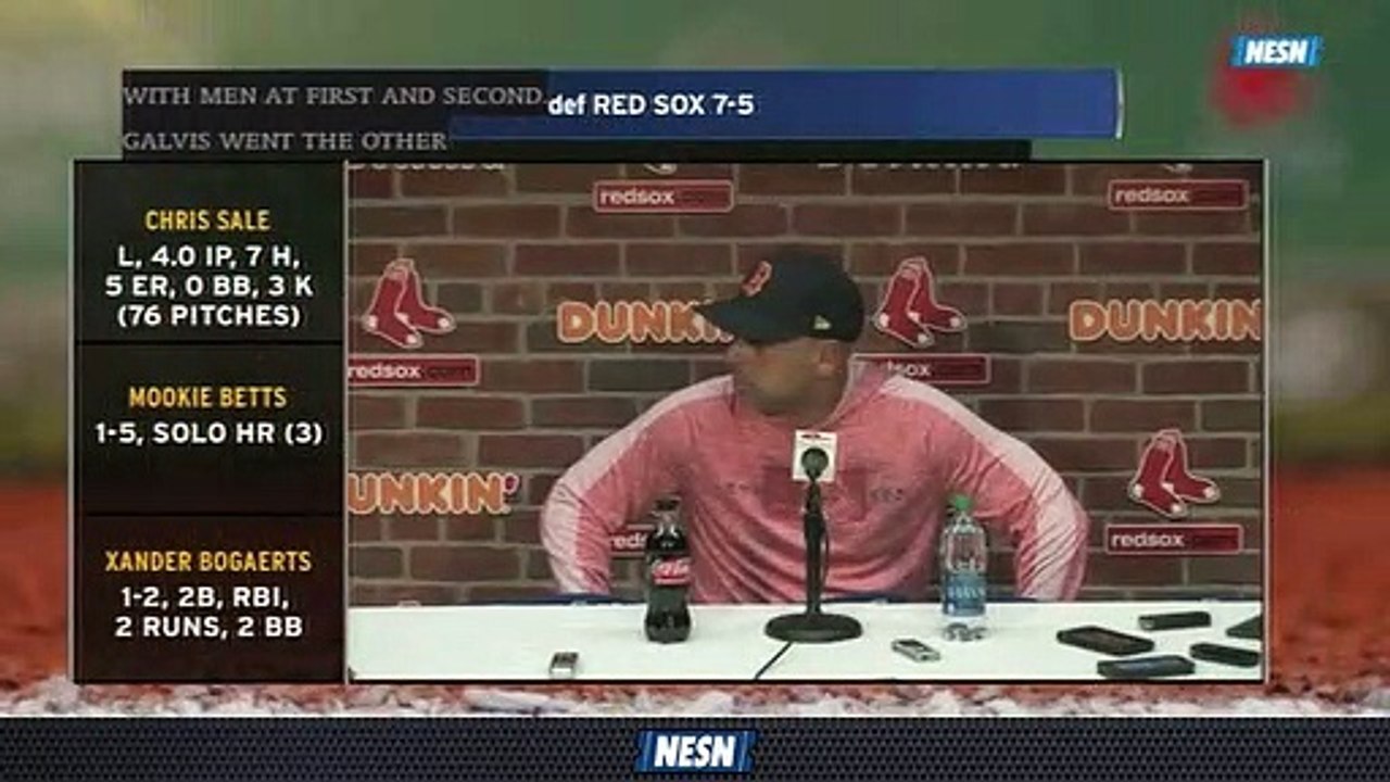 Alex Cora Says Red Sox 'Need To Get Better' After Loss To Blue Jays