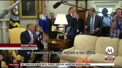 Trump descarta retomar política de separar a familias migrantes