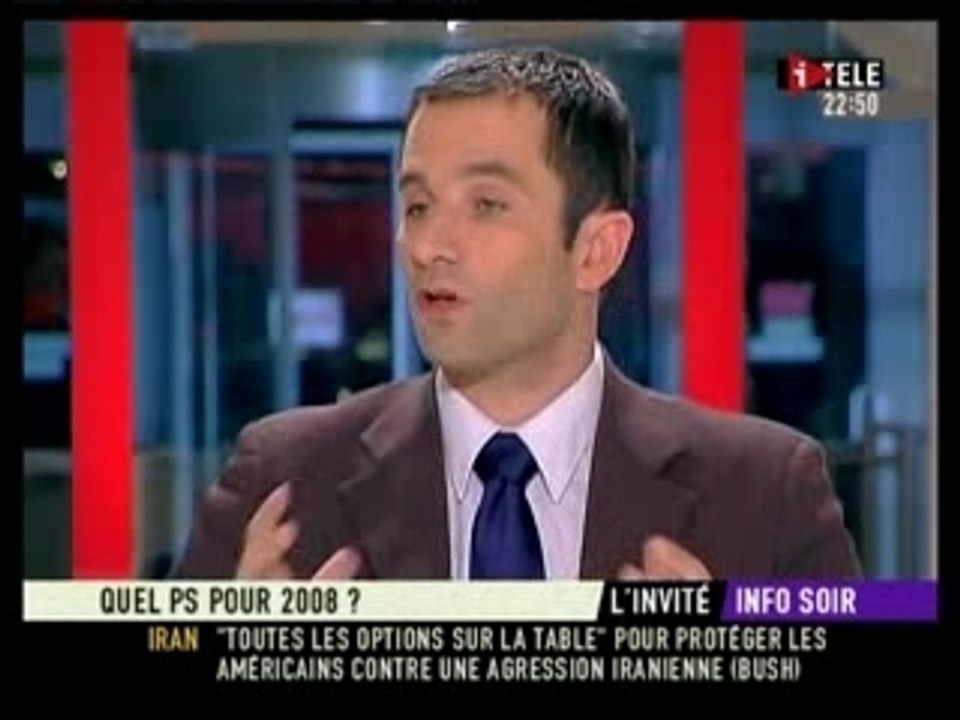 Benoit Hamon Nouveau Parti Socialiste 9 janvier 08