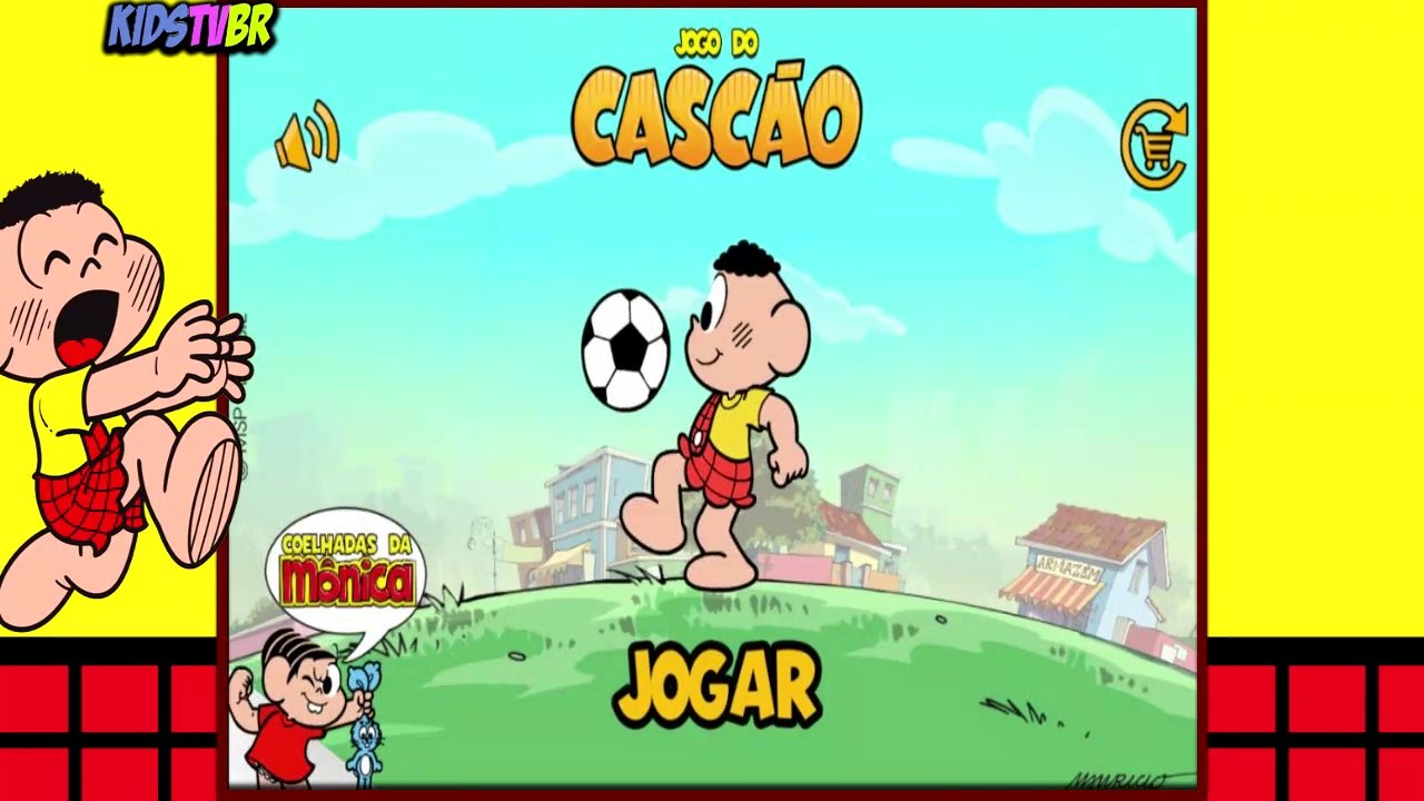 CASCÃO FUGINDO DA CHUVA  JOGO DO CASCÃO  TURMA DA MÔNICA  1-5  KIDS TV BR