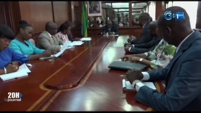 RTG - Entretient du Vice Président avec une délégation des responsables d’une entreprise spécialisée dans la vente de produits pétroliers