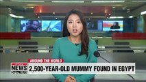 Egypt unveils 2,500-year-old mummy at forgotten cemetery