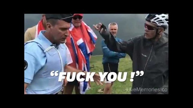 Fuck you! : Chris Froome insulte le gendarme qui l'a bousculé par erreur