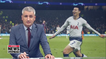 Son Heung-min scores winning goal in Tottenham Hotspur's 1-0 UCL win over Man City