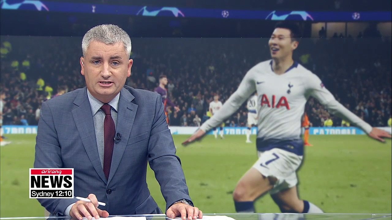 Son Heung-min scores winning goal in Tottenham Hotspur's 1-0 UCL win over Man City