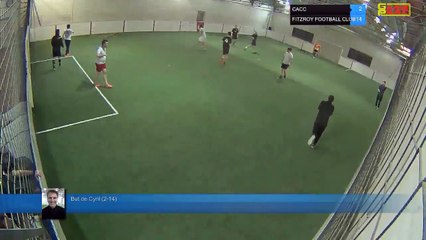 But de Cyril (2-14) - CACC Vs FITZROY FOOTBALL CLUB  - 09/04/19 21:00 - LIGUE 4