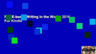Full E-book  Writing in the Works 2016  For Kindle