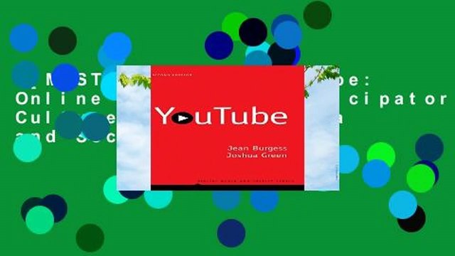 [MOST WISHED] Youtube: Online Video and Participatory Culture (Digital Media and Society) by