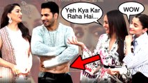 Varun Dhawan Removes Shirt, Alia Bhatt, Madhuri Dixit, Sonakshi Sinha At KALANK Promotions