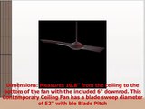 MinkaAire F823DK Wing 52 Ceiling Fan with Remote Control Distressed Koa