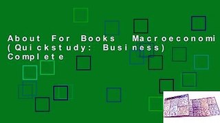 About For Books  Macroeconomics (Quickstudy: Business) Complete