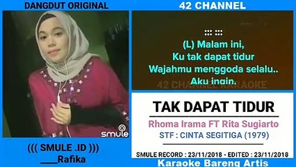 karaoke bareng artis- Tak Dapat Tidur